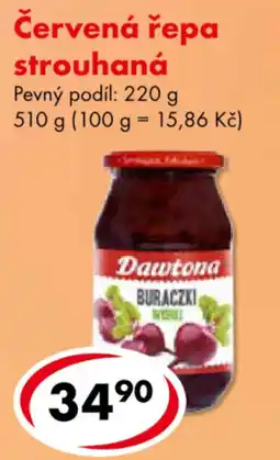 CBA Červená řepa strouhaná nabídka