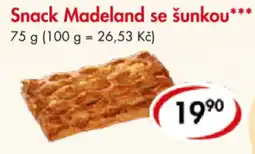 CBA Snack Madeland se šunkou nabídka