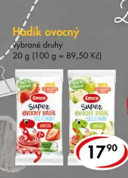 CBA Hadík ovocný nabídka