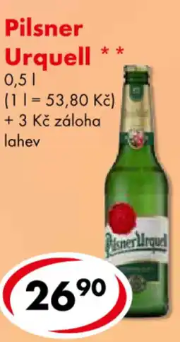 CBA Pilsner Urquell nabídka