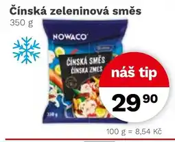 Konzum NOWACO Čínská zeleninová směs nabídka
