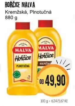 Konzum Hořčice Malva nabídka
