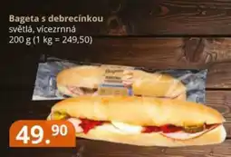 Potraviny CZ Bageta s debrecínkou nabídka