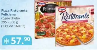 Potraviny CZ Dr.Oetker Pizza Ristorante, Feliciana nabídka