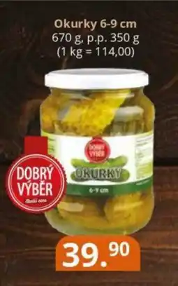 Potraviny CZ Okurky nabídka
