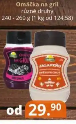 Potraviny CZ Omáčka na gril nabídka