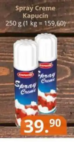 Potraviny CZ Kapucín Spray Creme nabídka