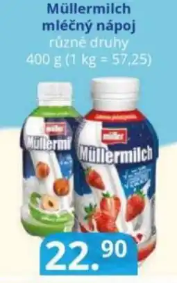 Potraviny CZ Müllermilch mléčný nápoj nabídka
