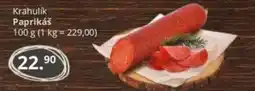 Potraviny CZ Krahulik Paprikáš nabídka