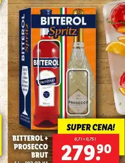 Lidl Bitterol + prosecco brut nabídka