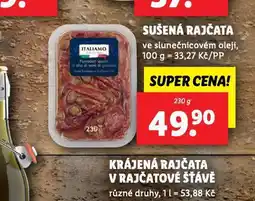 Lidl Sušená rajčata nabídka