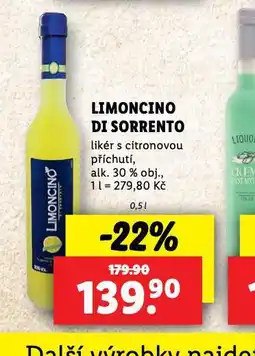 Lidl Limoncino di sorrento nabídka
