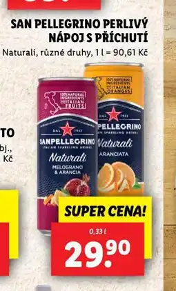 Lidl San pellegrino perlivý nápoj s příchutí nabídka