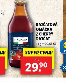 Lidl Rajčatová omáčka z cherry rajčat nabídka