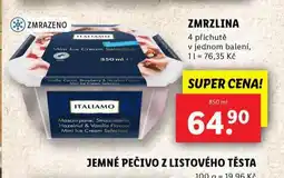 Lidl Zmrzlina nabídka