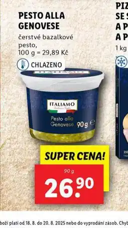 Lidl Pesto alla genovese nabídka