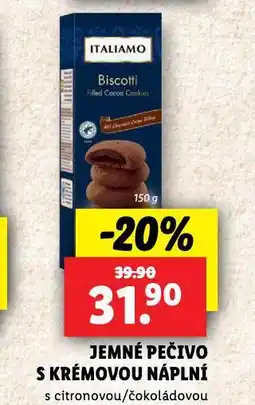 Lidl Jemné pečivo s krémovou náplní nabídka