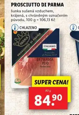 Lidl Prosciutto di parma nabídka