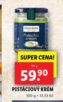 Lidl Pistáciový krém nabídka