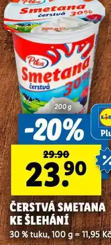 Lidl Čerstvá smetana ke šlehání nabídka