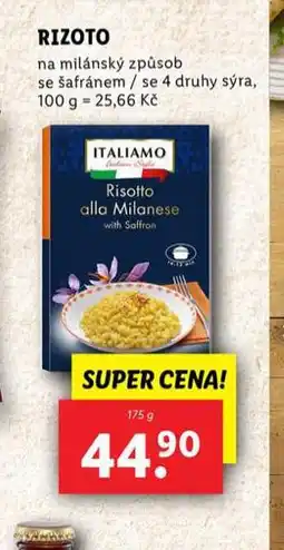 Lidl Rizoto nabídka