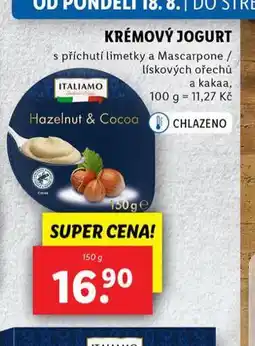 Lidl Krémový jogurt nabídka