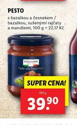 Lidl Pesto nabídka