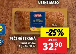 Lidl Pečená sekaná nabídka