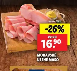 Lidl Moravské uzené maso nabídka