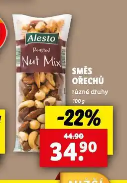 Lidl Směs ořechů nabídka
