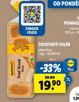 Lidl Toustový chléb nabídka