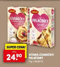 Lidl Vitana lívanečky / palačinky nabídka