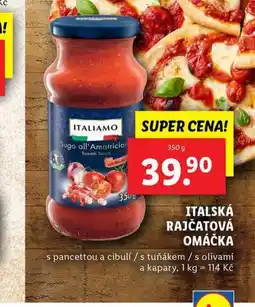 Lidl Italská rajčatová omáčka nabídka