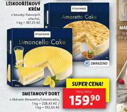 Lidl Smetanový dort nabídka