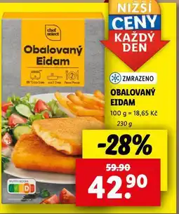 Lidl Obalovaný eidam nabídka