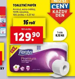 Lidl Floralys toaletní papír nabídka
