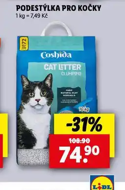 Lidl Coshida podestýlka pro kočky nabídka