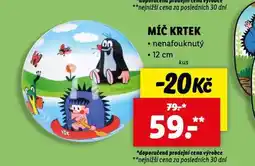 Lidl Míč krtek nabídka