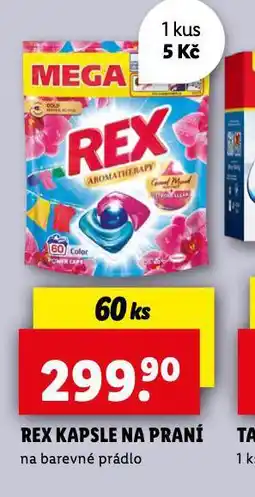 Lidl Rex kapsle na praní nabídka