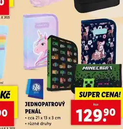 Lidl Jednopatrový penál nabídka