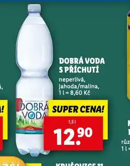 Lidl Dobrá voda s příchutí nabídka