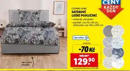 Lidl Saténové ložní povlečení nabídka