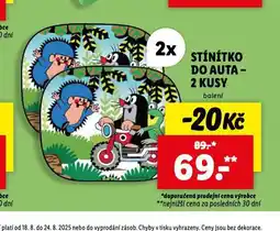 Lidl Stínítko do auta nabídka