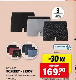 Lidl Boxerky nabídka