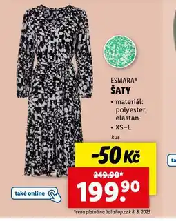 Lidl Šaty nabídka