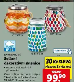 Lidl Solární dekorativní sklenice nabídka