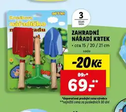 Lidl Zahradní nářadí krtek nabídka