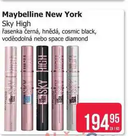 Teta Maybelline New York Sky High řasenka černá nabídka