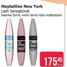 Teta Maybelline New York Lash Sensational řasenka černá nabídka