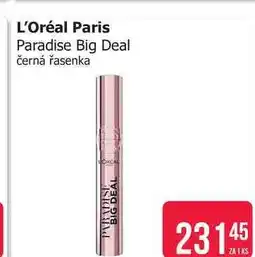 Teta L'Oréal Paris Paradise Big Deal černá řasenka nabídka
